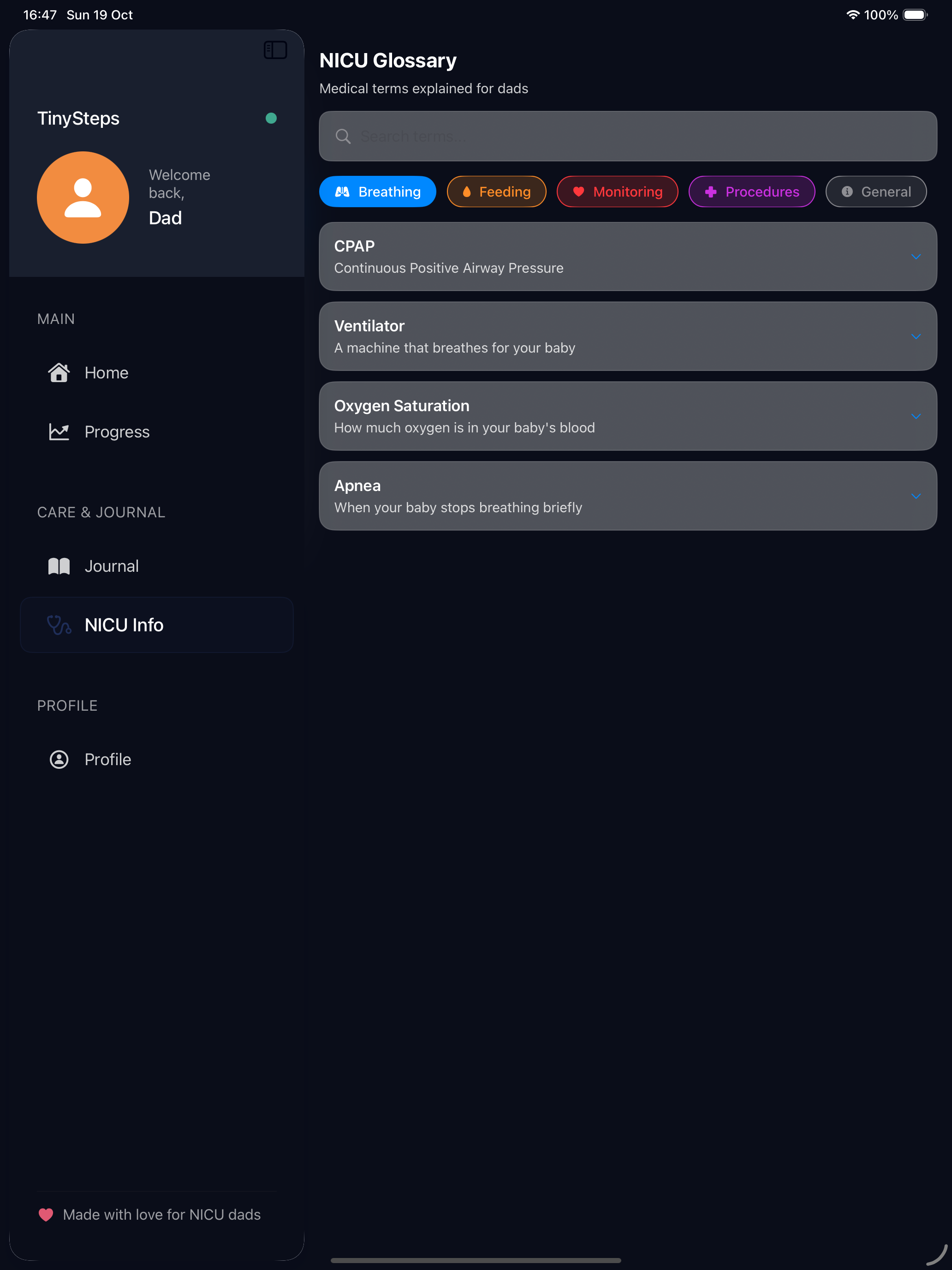 TinySteps iPad Screenshot 4
